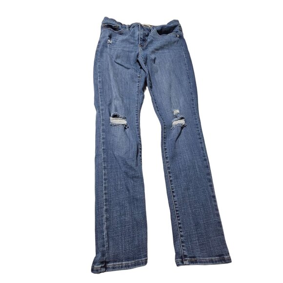 Levis 311 Shaping Skinny Jeans Womens Size 31 Mid Rise Medium Wash Denim Pants - Picture 2 of 7